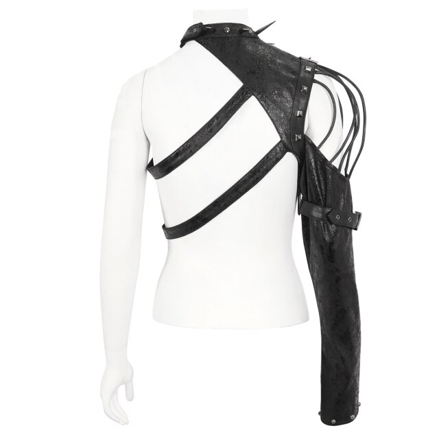 Devil Fashion Einarm-Cyber Goth Bolero Demonizer 3XL-4XL