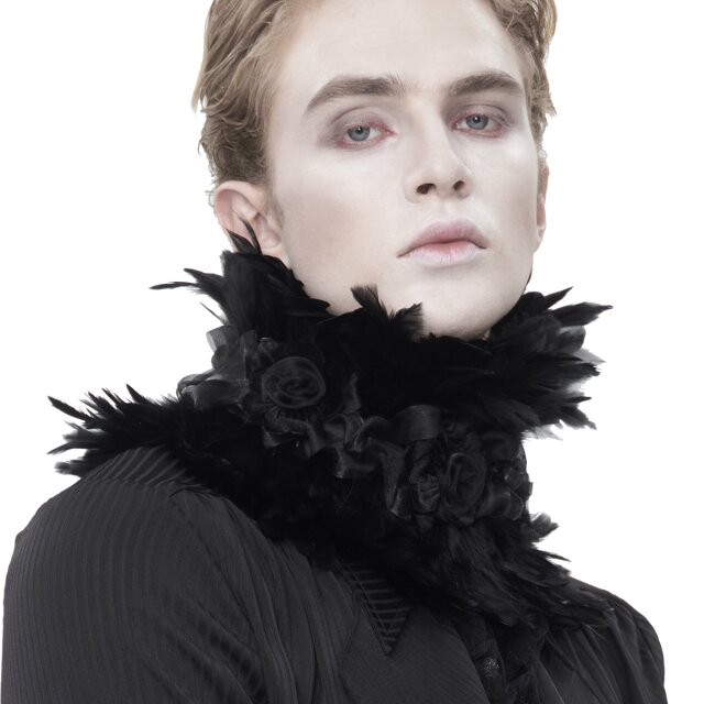 Devil Fashion Unisex Federkragen Corvus XXL-5XL