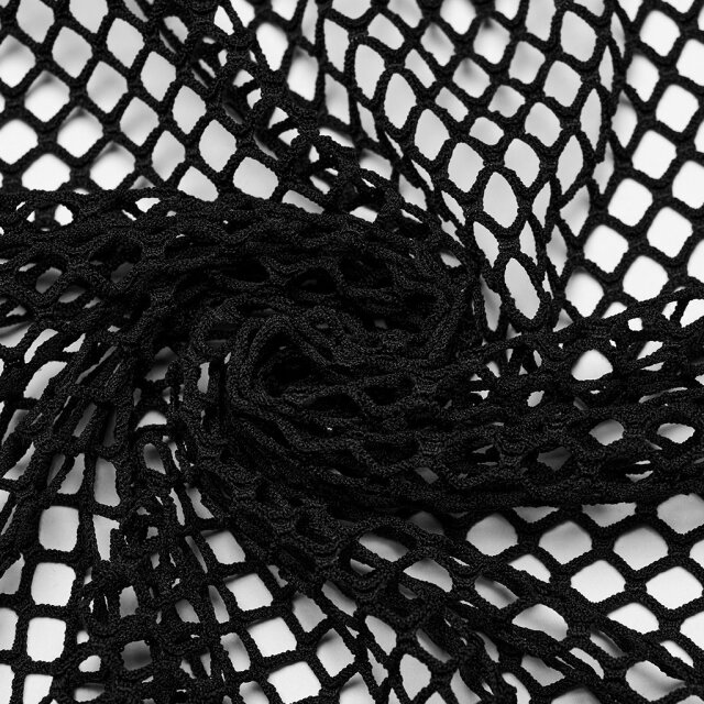 Punk Rave Netzweste Massive Ego mit Kunstleder-Details