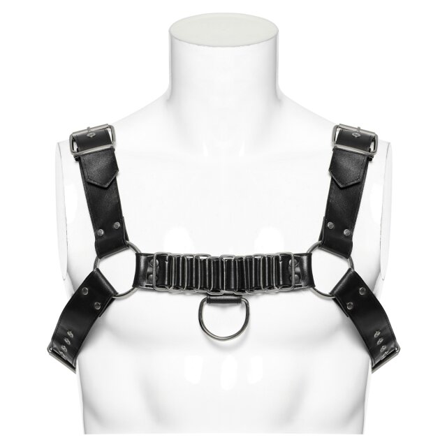 PUNK RAVE Chest harness Desolate with straps