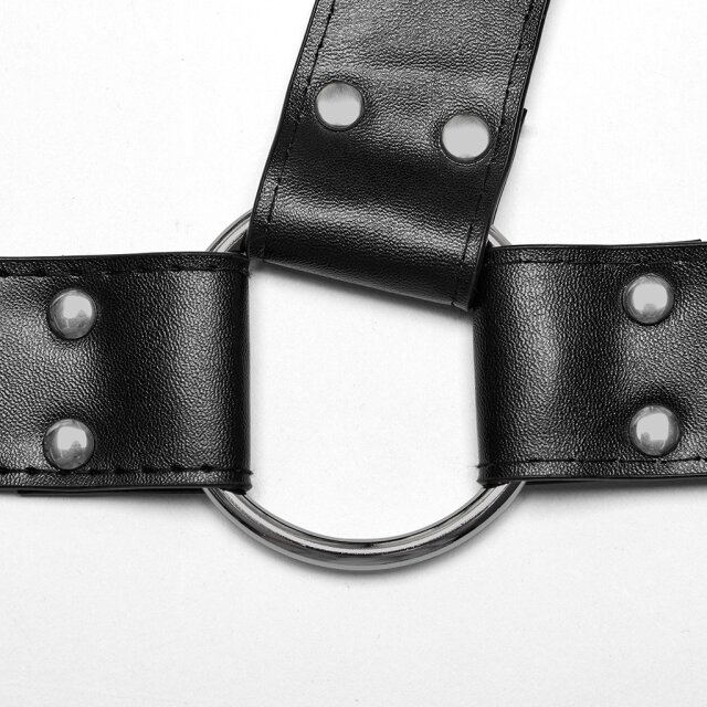 PUNK RAVE Chest harness Desolate with straps