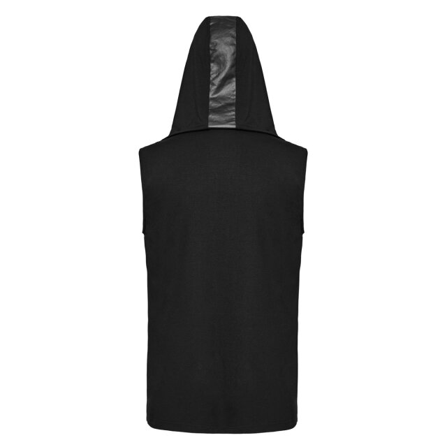 Punk Rave Tanktop Dark Forces mit großer Kapuze XXL/3XL