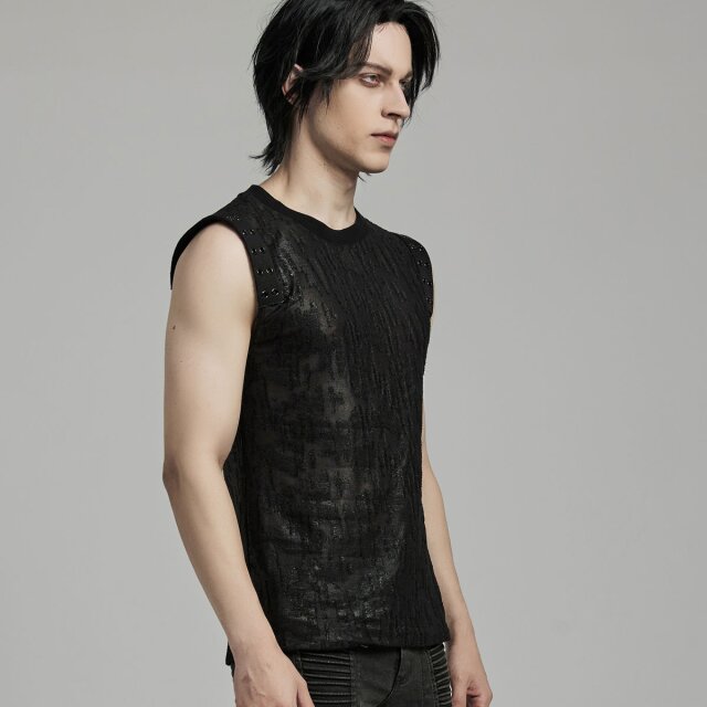 PUNK RAVE Distressed Tanktop Scars L-XL