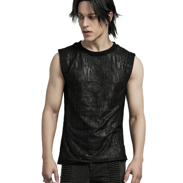 PUNK RAVE Distressed Tanktop Scars XXL-3XL
