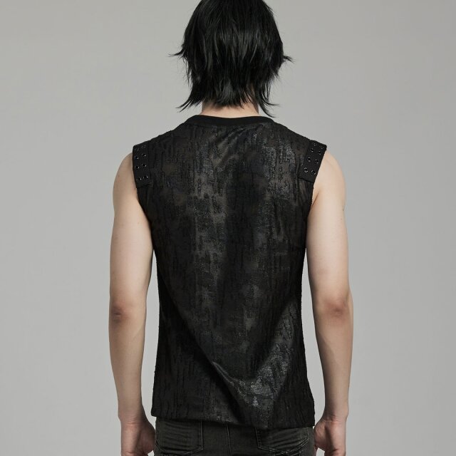 PUNK RAVE Distressed Tanktop Scars XXL-3XL