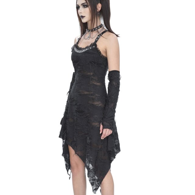 Fetzenkleid Destruction mit Armstulpen L