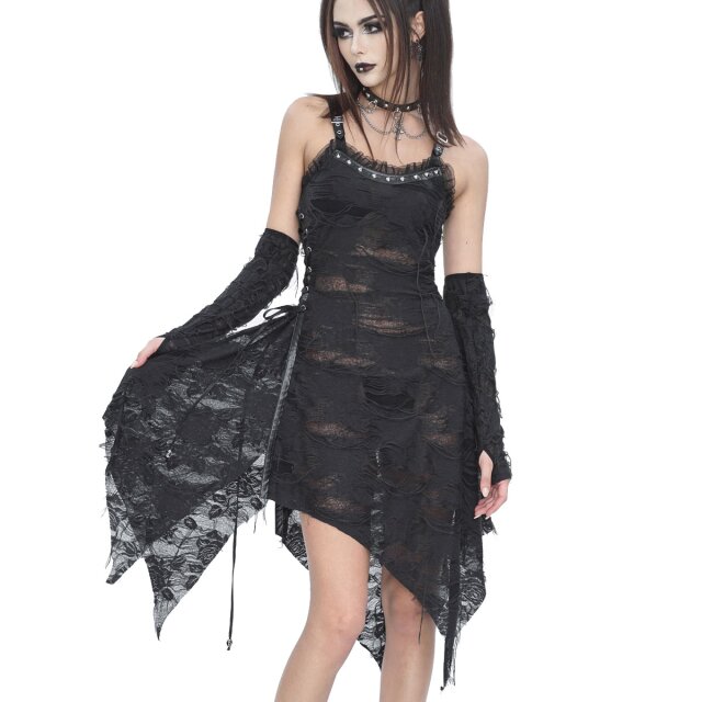 Fetzenkleid Destruction mit Armstulpen L
