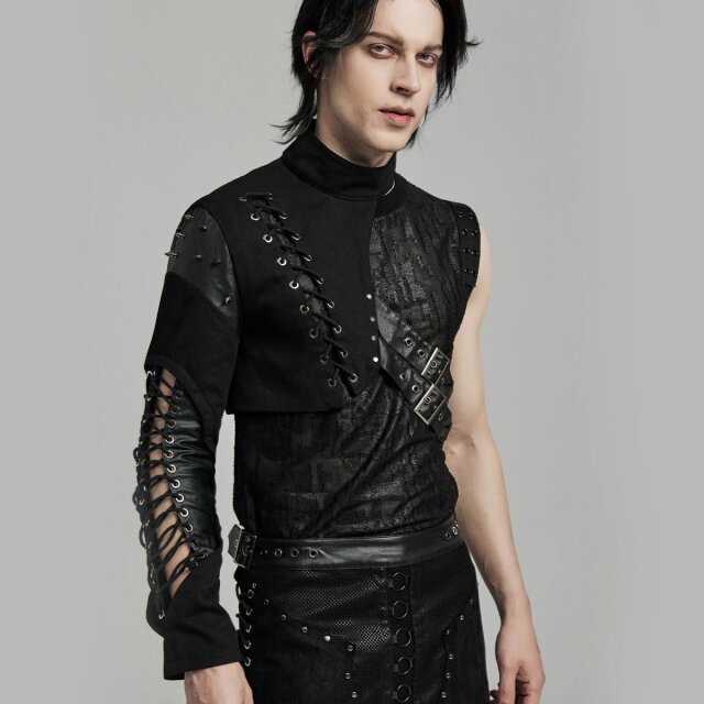 PUNK RAVE Einarm- Bolero / Schulterprotektor Hell Freak S