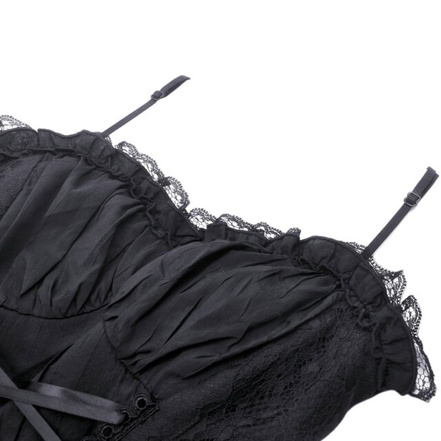 Strappy top Wicked Darkness in corsage look