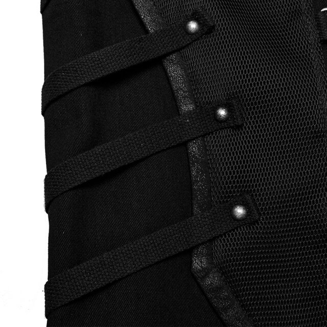 Punk Rave Gothic Kurzjacke Martial Arts M