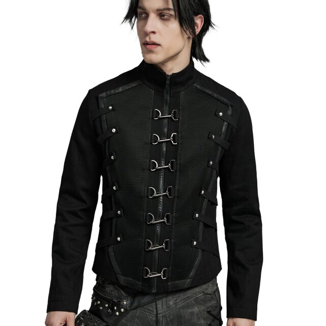 Punk Rave Gothic Kurzjacke Martial Arts M