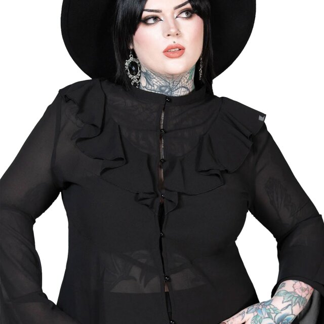 KILLSTAR Valentines Heart Bluse XXL