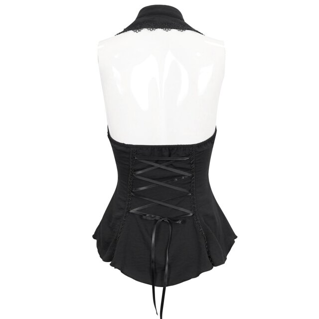 Devil Fashion Neckholder Bluse Maeve