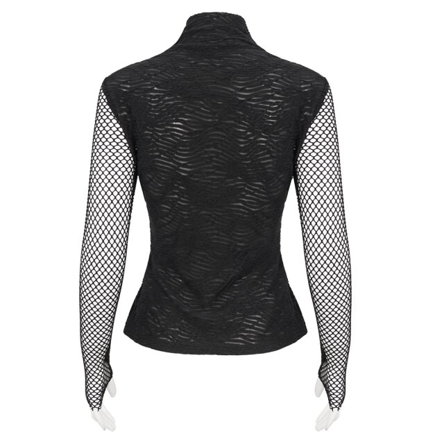 Devil Fashion Damen Punk Longsleeve Cynical L