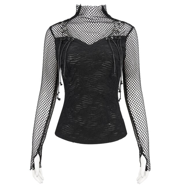Devil Fashion Ladies Punk Longsleeve Cynical