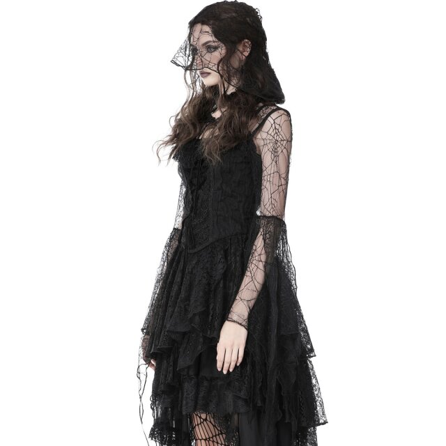 Dark In Love lace bolero Spinster with hood