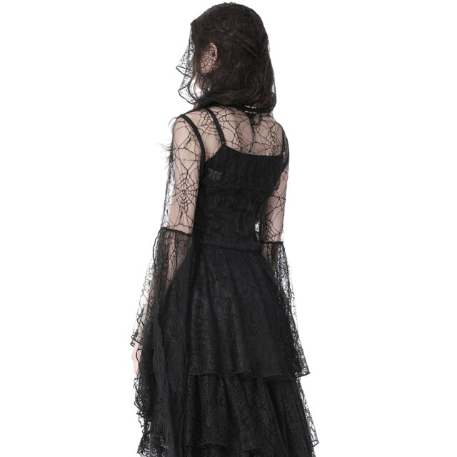 Dark In Love lace bolero Spinster with hood