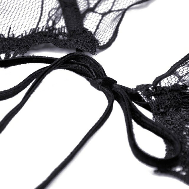Dark In Love lace bolero Spinster with hood