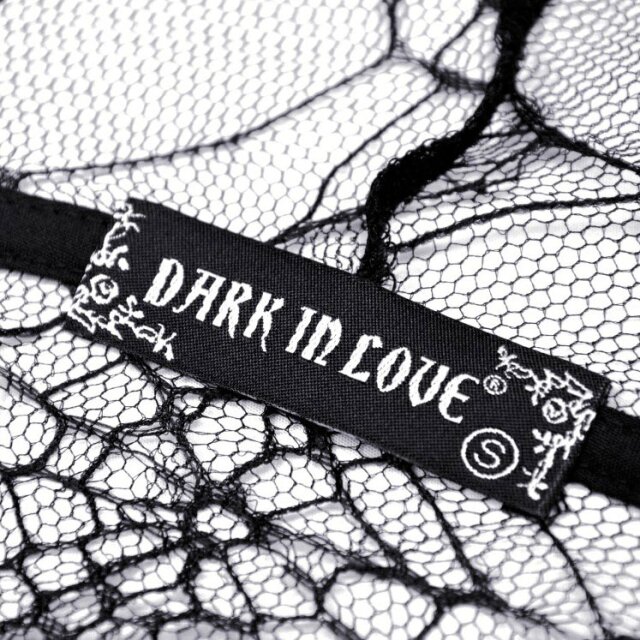 Dark In Love lace bolero Spinster with hood