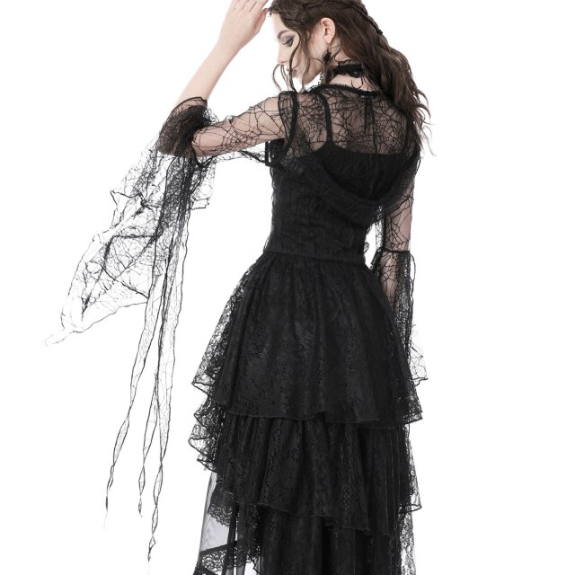 Dark In Love lace bolero Spinster with hood