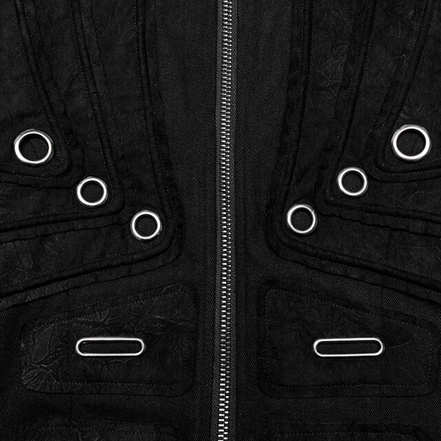 Punk Rave Convertible Coat Villain