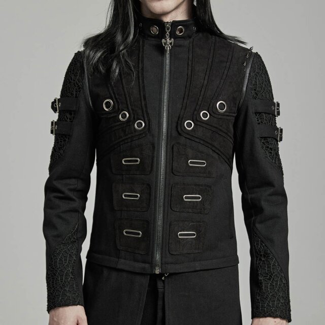 Punk Rave Convertible Coat Villain
