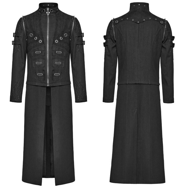 Punk Rave Convertible Coat Villain