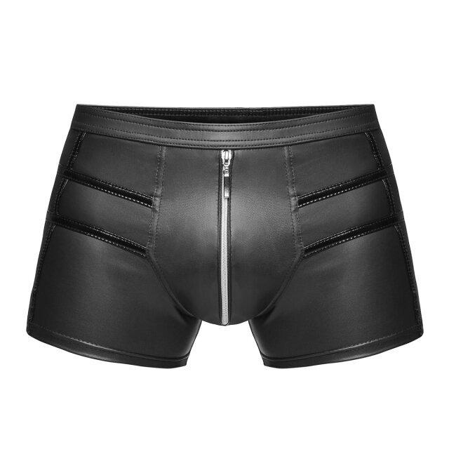 Herren Wetlook Hotpants Phoenix mit Lackstreifen XL