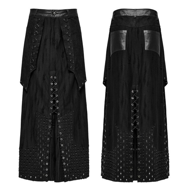 PUNK RAVE long gothic mens skirt Adrenalin