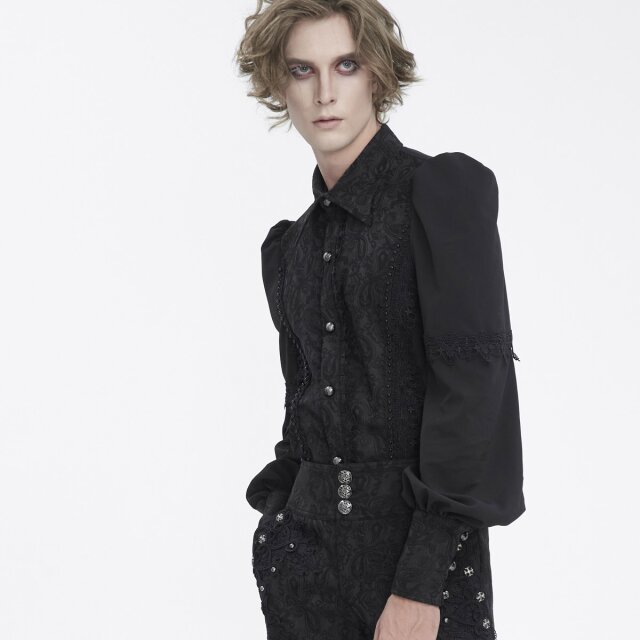 Victorian-Goth Devil Fashion Hemd Civilised Monster XL