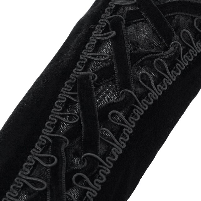 Devil Fashion long Victorian Goth fringed sleeves