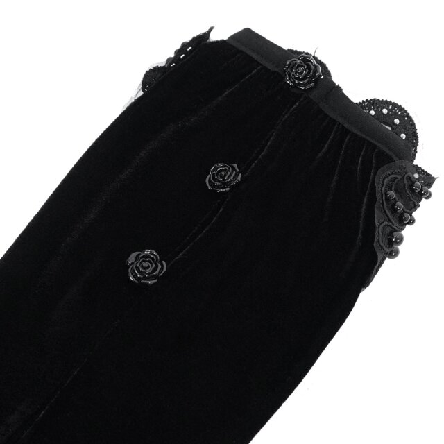 Devil Fashion long Victorian Goth fringed sleeves
