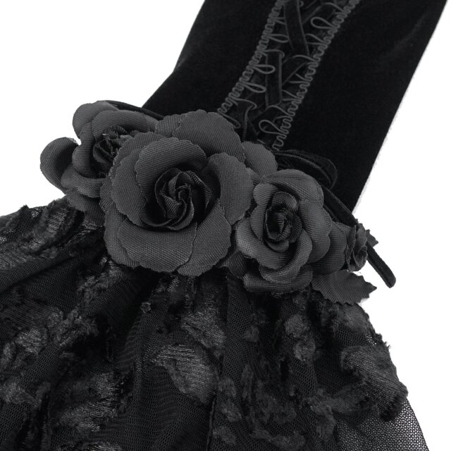 Devil Fashion long Victorian Goth fringed sleeves