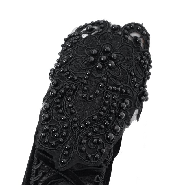 Devil Fashion long Victorian Goth fringed sleeves