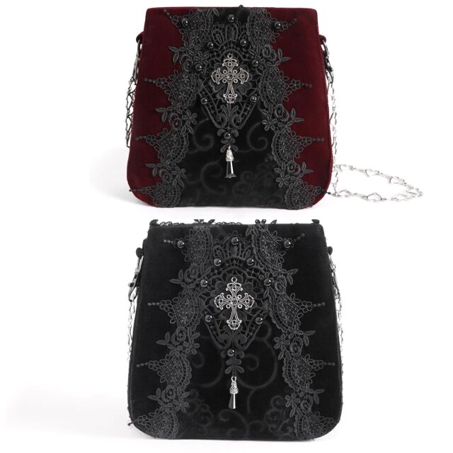 Victorian velvet bag My beloved Pomapdour