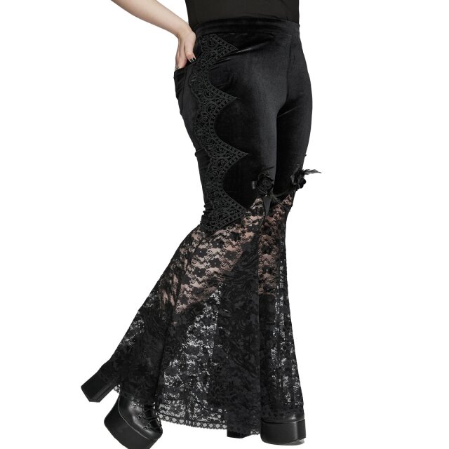 Punk Rave Plus Size Schlaghose Thorny temptation
