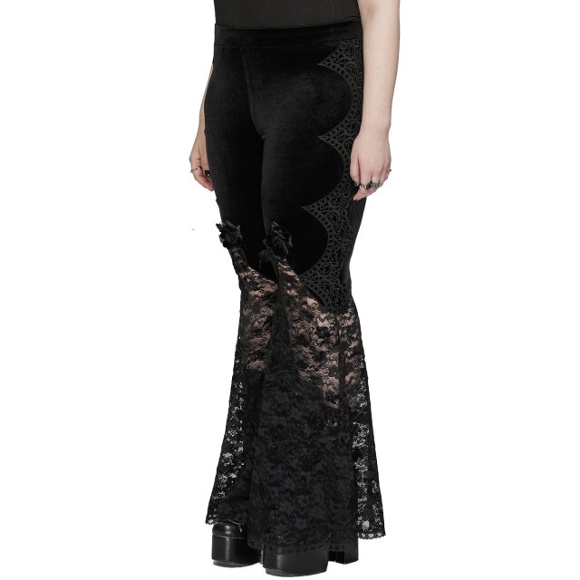 Punk Rave Plus Size Schlaghose Thorny temptation