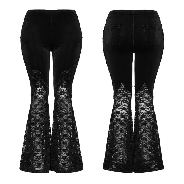 Punk Rave Plus Size Schlaghose Thorny temptation