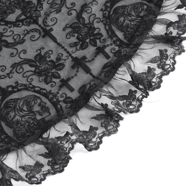 Devil Fashion Romantische Langarmbluse Baroque sovereign