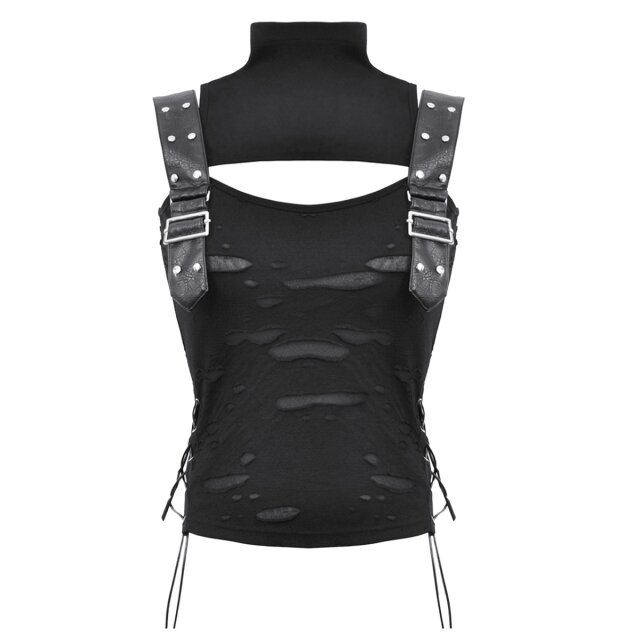 Dark In Love Shredded tank top Cut Me Out