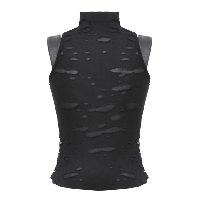 Dark In Love Shredded tank top Cut Me Out