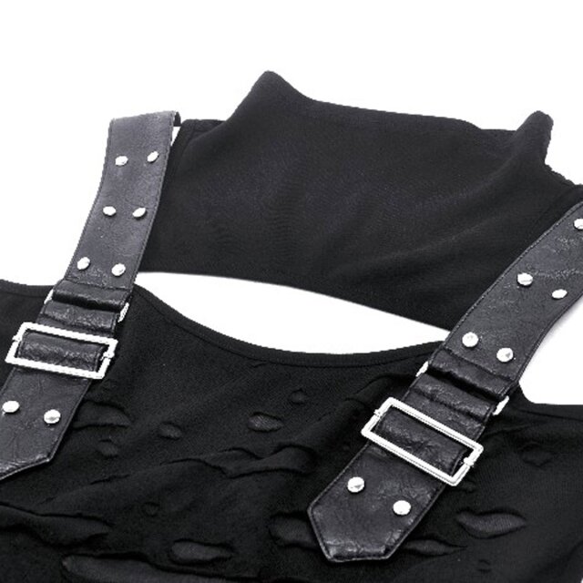 Dark In Love Shredded tank top Cut Me Out