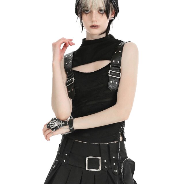 Dark In Love zerfetztes Tanktop Cut Me Out