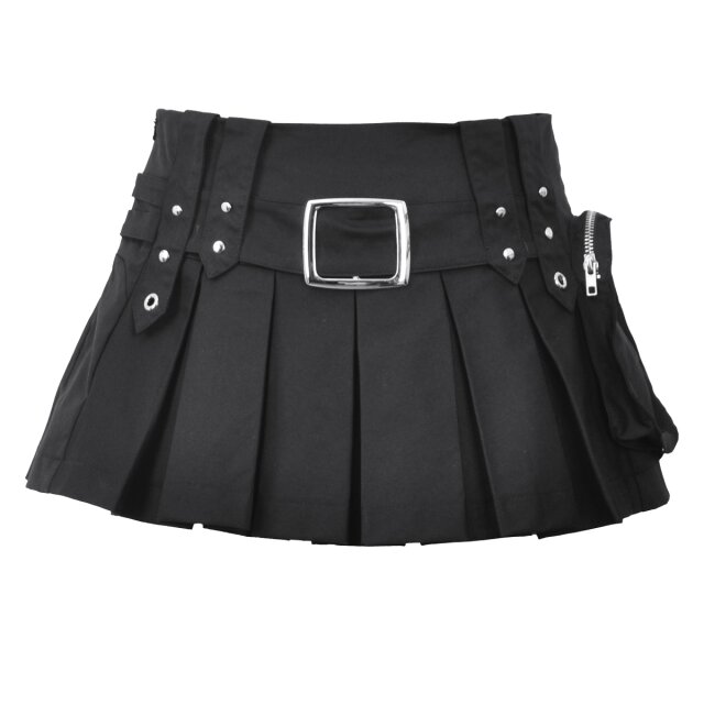 Ultrakurzer Gothic Faltenmini Apocalyptica M