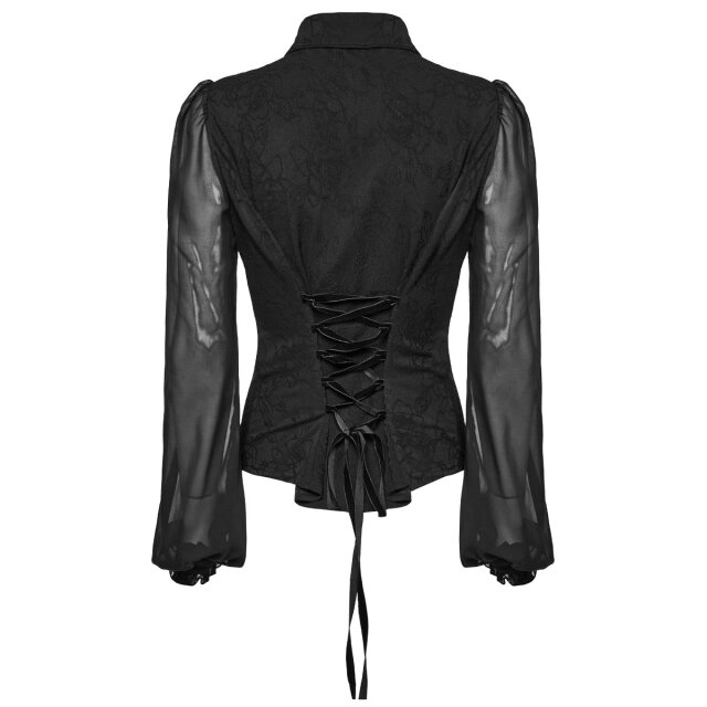 Punk Rave semi-transparent gothic blouse Sweet Temptation