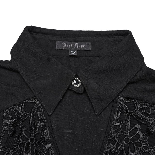 Punk Rave semi-transparent gothic blouse Sweet Temptation