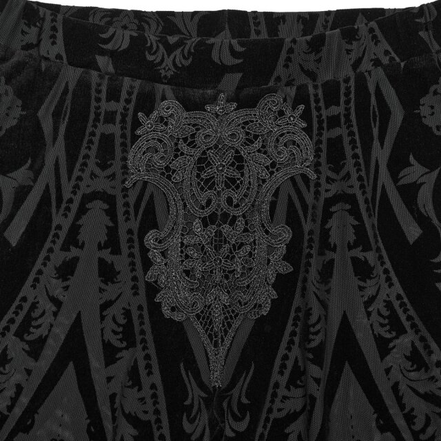 Punk Rave Mesh Leggings Palazzo Nero