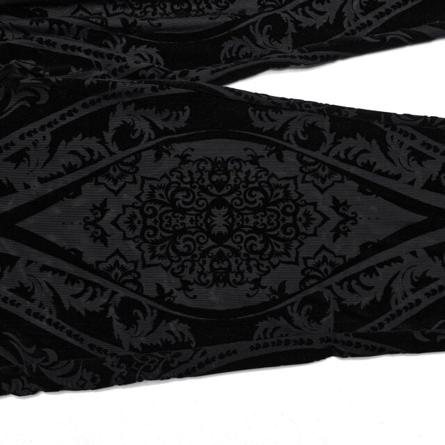 Punk Rave Mesh Leggings Palazzo Nero