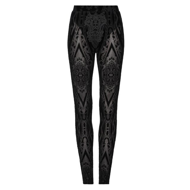 Punk Rave Mesh Leggings Palazzo Nero