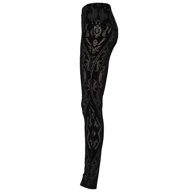 Punk Rave Mesh Leggings Palazzo Nero
